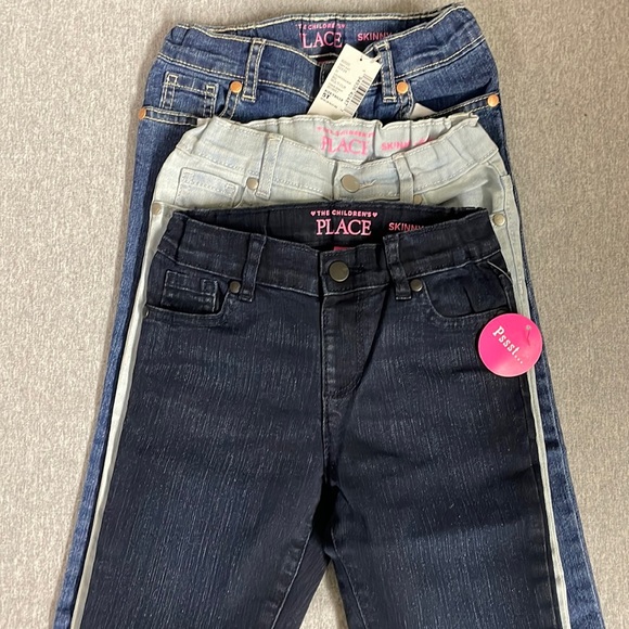 The Children's Place Other - Lot of 3 The Children’s Place Girls Multicolor Jeans in Size 5T NWT